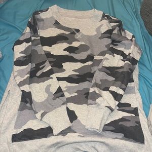 aerie camo crewneck